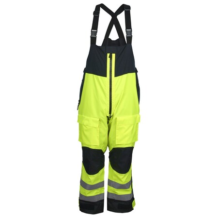 Mcr Safety Garments, UltraTech, PU/Poly, Class E Bib Pant X3 UT38BPX3